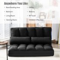6-Position Foldable Floor Sofa Bed with Detachable Cloth Cover - Gallery View 42 of 51