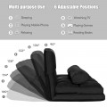 6-Position Foldable Floor Sofa Bed with Detachable Cloth Cover - Gallery View 44 of 51