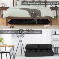 6-Position Foldable Floor Sofa Bed with Detachable Cloth Cover - Gallery View 49 of 51