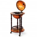 16th Century Wood Globe Wine Bar Stand - Gallery View 7 of 10
