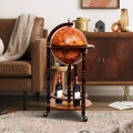 16th Century Wood Globe Wine Bar Stand - Gallery View 6 of 10
