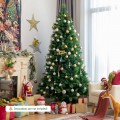 Pre-Lit Christmas Spruce Tree with Tips and Lights - Gallery View 6 of 37