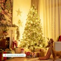 Pre-Lit Christmas Spruce Tree with Tips and Lights - Gallery View 7 of 37