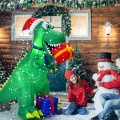 6 Feet Christmas Inflatable Dinosaur for Indoor and Outdoor - Gallery View 1 of 10