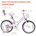 18 Inch Kids Adjustable Bike with Training Wheels - Gallery View 19 of 24