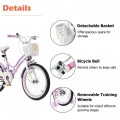 18 Inch Kids Adjustable Bike with Training Wheels - Gallery View 22 of 24