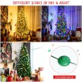 6/7/8 Feet Christmas Tree with 2 Lighting Colors and 9 Flash Modes - Gallery View 10 of 36