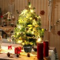 2 Feet Pre-lit Battery Operated Tabletop Artificial Christmas Tree with 40 LED Lights - Gallery View 7 of 10
