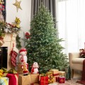 6 Feet Artificial Christmas Spruce Hinged Tree - Gallery View 1 of 10