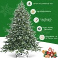 6 Feet Artificial Christmas Spruce Hinged Tree - Gallery View 5 of 10