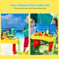 2-in-1 Kids Sand and Water Table Activity Play Table with Accessories - Gallery View 12 of 12