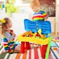2-in-1 Kids Sand and Water Table Activity Play Table with Accessories - Gallery View 6 of 12