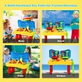 2-in-1 Kids Sand and Water Table Activity Play Table with Accessories - Gallery View 11 of 12