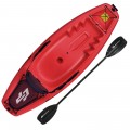 6 Feet Youth Kids Kayak with Bonus Paddle and Folding Backrest for Kid Over 5 - Gallery View 30 of 33