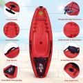 6 Feet Youth Kids Kayak with Bonus Paddle and Folding Backrest for Kid Over 5 - Gallery View 27 of 33