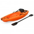 6 Feet Youth Kids Kayak with Bonus Paddle and Folding Backrest for Kid Over 5 - Gallery View 14 of 33