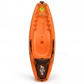 6 Feet Youth Kids Kayak with Bonus Paddle and Folding Backrest for Kid Over 5 - Gallery View 18 of 33