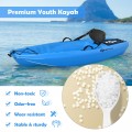 6 Feet Youth Kids Kayak with Bonus Paddle and Folding Backrest for Kid Over 5 - Gallery View 10 of 33