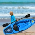 6 Feet Youth Kids Kayak with Bonus Paddle and Folding Backrest for Kid Over 5 - Gallery View 6 of 33