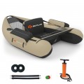 Inflatable Fishing Float Tube with Pump Storage Pockets and Fish Ruler - Gallery View 28 of 36