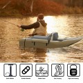 Inflatable Fishing Float Tube with Pump Storage Pockets and Fish Ruler - Gallery View 27 of 36