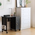 Manicure Nail Table Steel Frame Beauty Spa Salon Workstation with Drawers - Gallery View 15 of 24