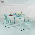 27'' Kids Square Steel Table Play Learn Activity Table - Gallery View 1 of 8