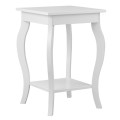 Set of 2 Side Table End Table Night Stand with Shelf - Gallery View 6 of 7