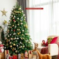 Pre-Lit Snowy Christmas Hinged Tree with Multi-Color Lights - Gallery View 19 of 24