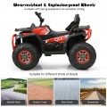 12 V Kids Electric 4-Wheeler ATV Quad with MP3 and LED Lights - Gallery View 16 of 33