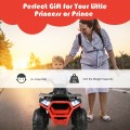 12 V Kids Electric 4-Wheeler ATV Quad with MP3 and LED Lights - Gallery View 21 of 33