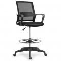 Drafting Chair Tall Office Chair with Adjustable Height - Gallery View 3 of 8