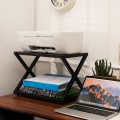 Desktop Printer Stand 2 Tiers Storage Shelves with Anti-Skid Pads - Gallery View 18 of 24