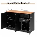 Buffet Server Storage Cabinet with 2-Door Cabinet and 2 Drawers - Gallery View 28 of 31