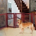 30" Configurable Folding Free Standing Wood Pet Safety Fence - Gallery View 1 of 6