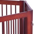 30" Configurable Folding Free Standing Wood Pet Safety Fence - Gallery View 5 of 6