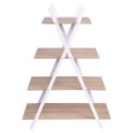 X-Shape 4-Tier Display Shelf Rack Potting Ladder - Gallery View 6 of 7