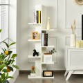7-Tier Wooden Bookshelf with 8 Open Well-Arranged Shelves - Gallery View 15 of 60
