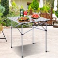 Roll Up Portable folding Camping Aluminum Picnic Table - Gallery View 1 of 11