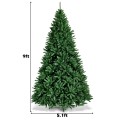 9 Feet Hinged Premium Artificial PVC Christmas Tree with Solid Metal Stand  - Gallery View 4 of 9