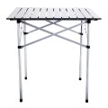 Roll Up Portable folding Camping Aluminum Picnic Table - Gallery View 4 of 11