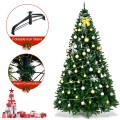 9 Feet Hinged Premium Artificial PVC Christmas Tree with Solid Metal Stand  - Gallery View 5 of 9
