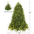 5/6 Feet Artificial Fir Christmas Tree with LED Lights and 600/1250 Branch Tips - Gallery View 4 of 19