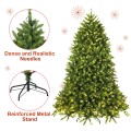 5/6 Feet Artificial Fir Christmas Tree with LED Lights and 600/1250 Branch Tips - Gallery View 9 of 19