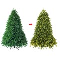 5/6 Feet Artificial Fir Christmas Tree with LED Lights and 600/1250 Branch Tips - Gallery View 8 of 19