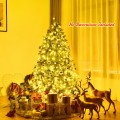 5/6 Feet Artificial Fir Christmas Tree with LED Lights and 600/1250 Branch Tips - Gallery View 10 of 19
