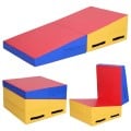 Folding Incline Tumbling Wedge Gymnastics Exercise Mat - Gallery View 12 of 54