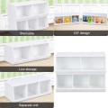 Kids Flexible Stackable Toy Box Organizer Storage Cabinet