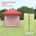 10 x 10 Feet Pop Up Tent Slant Leg Canopy with Roll-up Side Wall - Gallery View 44 of 60