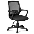 Lumbar Support Adjustable Rolling Swivel  Mesh Office Chair